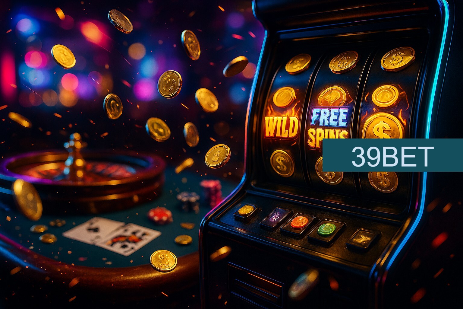 Diversos jogos de caça-níqueis